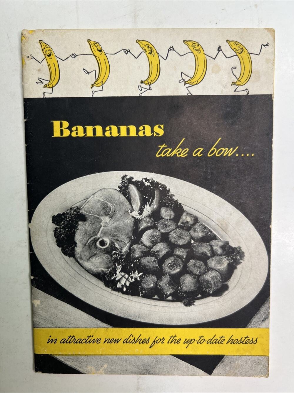 Vintage Mid Century Fruit Dispatch Co BANANAS TAKE A BOW Recipe Guide Booklet